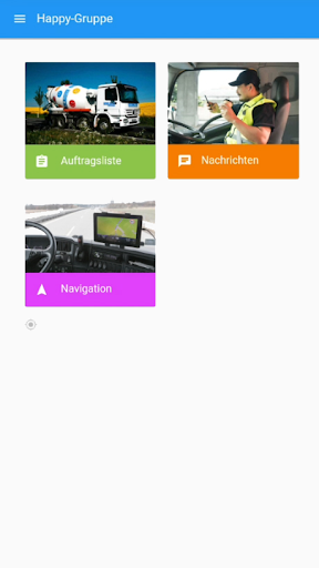 Android application Happy-Beton Spediteur screenshort
