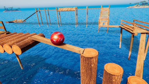 Android application Rolling Ball - Sky Escape 3D screenshort