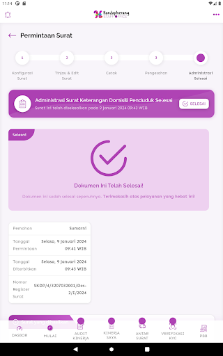 E-Office Desa Handapherang