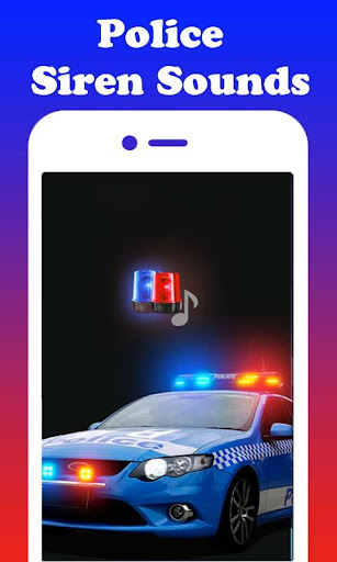 Android application Loud Police Siren Sound Pro screenshort