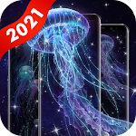 Cover Image of Download Neon Jellyfish Live Wallpaper 1.0.6 APK