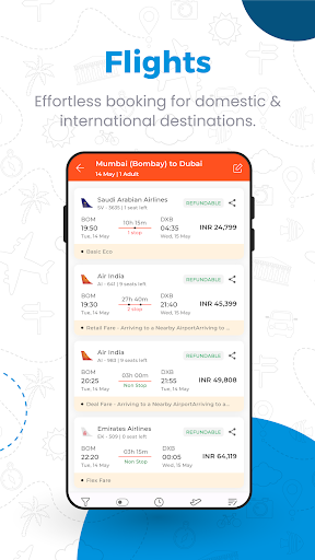 Android application Sastaairtkt.com screenshort