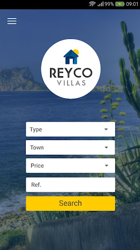 Android application Reyco Villas screenshort