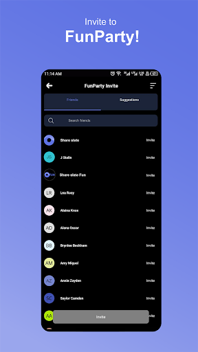 Share Slate FunParty Screen 3