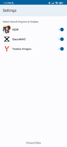 Simple Reverse Search Screen 2