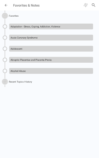 Screenshot of NurseThink® NoteBook