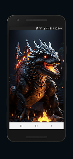 Android application Dinosaurs & Dragons Wallpapers screenshort