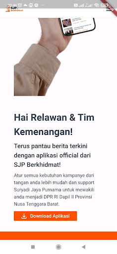 Android application Sjp Berkhidmat screenshort