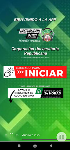 urepublicana radio Screen 2