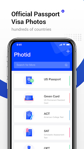 Android application Passport Photo—ID Photo Editor screenshort