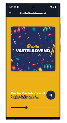 Android application Radio Vastelaovend screenshort