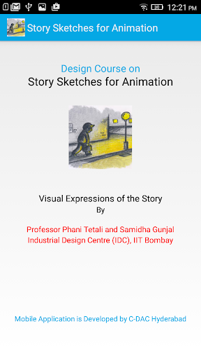 Android application Story Sketches for Animation screenshort