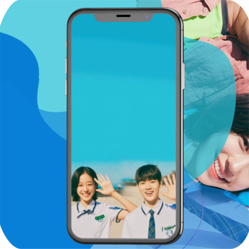 Wallpaper Kdrama Our Blues logo