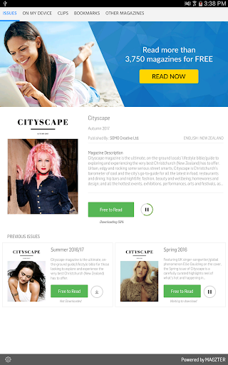 Android application Cityscape screenshort