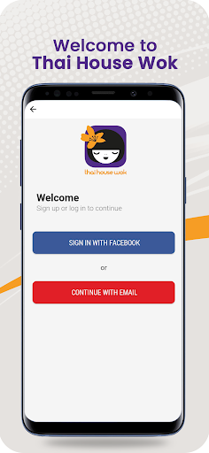Android application Thai House Wok screenshort