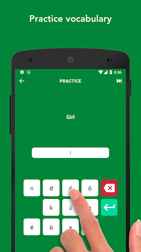 Android application Learn Hungarian Vocabulary screenshort