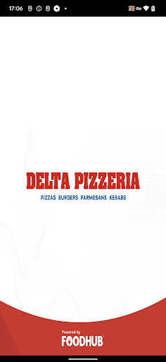 Android application Delta Pizzeria screenshort