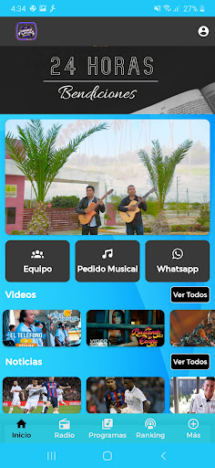 Radio Tv Sound Latina Screen 2