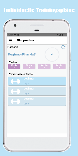 Android application Abs-olutely Bauchmuskelworkout screenshort