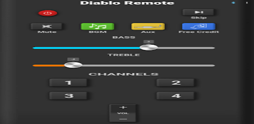 Diablo Jukebox Remote Screen 2