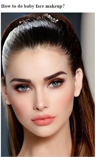 How To Do Baby Face Makeup Screen 3