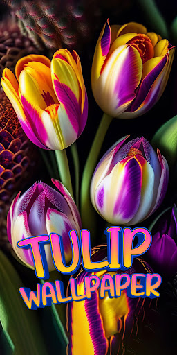 Android application tulip wallpaper screenshort