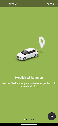 Android application meiaudo CarSharing screenshort