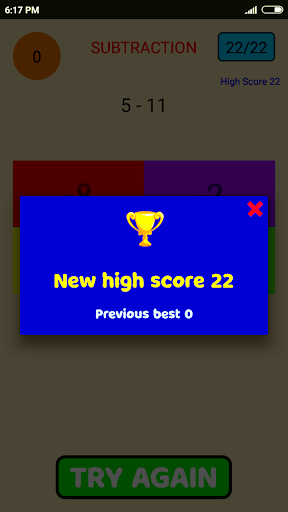 30 seconds challenge Screen 2