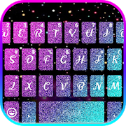 Colorful 3d Galaxy Tema de teclado