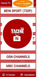 Free Yacine TV Sport App 2021 بث مباشر ياسين تفي  Apk mod 5