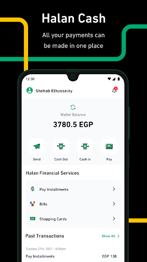 Android application Halan Cash screenshort