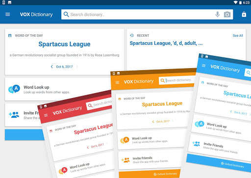 Screenshot of English-Spanish Dictionary