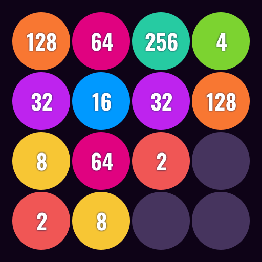 X2 Sticky Balls: 2048 Numbers Logo