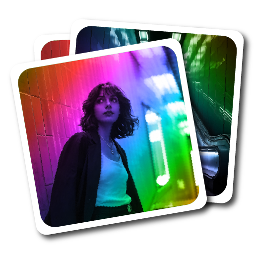 Photo color filter logo