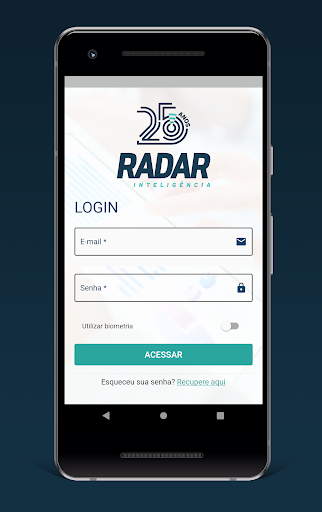 Android application Radar Inteligência screenshort