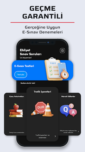 Android application Ehliyet Sinav Sorulari 2024 screenshort