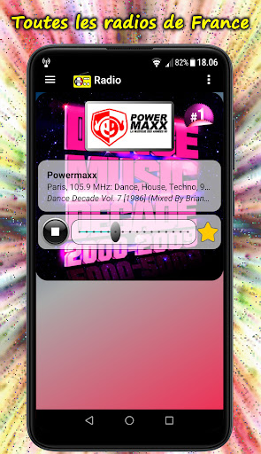 Android application Radio France Live screenshort