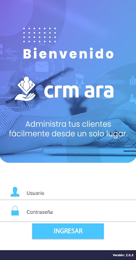 Android application CRM ARA screenshort