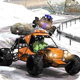 Superheroes Extreme Buggy Race Downhill Car Stunts icon
