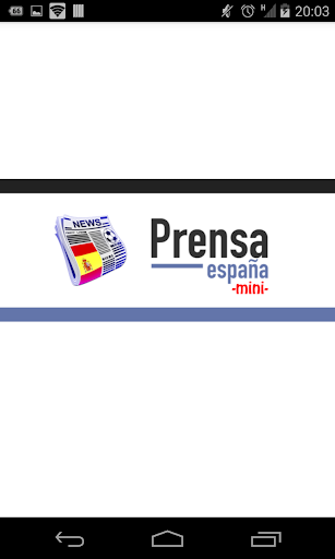 Android application Prensa España MINI screenshort