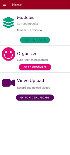 Android application First Step screenshort