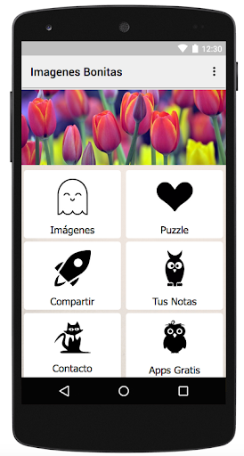 Android application Imagenes Bonitas screenshort