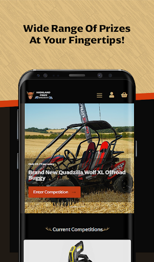 Android application Highland Prize Giveaways screenshort