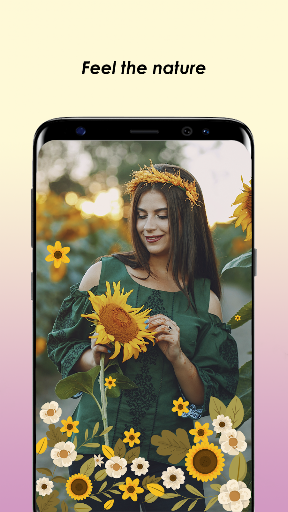 Lovely Flower Photo Frame Screenshot 2 - AppWisp.com