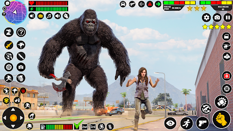 Angry Gorilla City RampageGameのおすすめ画像4