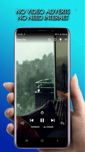 Android application Rainn: Rain Sounds, Sleep screenshort