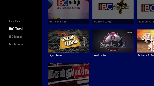 IBC Tamil for Android TV Screen 3