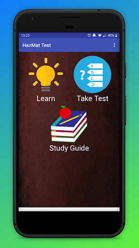 Android application HazMat Test screenshort