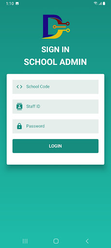Android application School Admin App screenshort