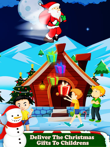 Christmas Game Flying Santa Screen 3
